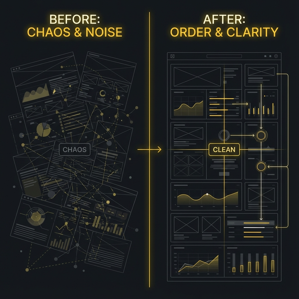 UX Redesign Before After